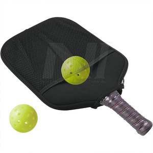 Raquettes de pickleball en fibre de carbone de haute qualité 2024, logo personnalisé, antidérapant, filet en nylon en fibre de carbone, taille standard, poignées - Product Image 6