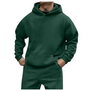 Sublimación en blanco Sudaderas con capucha ligeras Venta al por mayor Pullover Hombres Sudadera con capucha Hombro caído Sudaderas con capucha blancas Hombre - Product Image 5