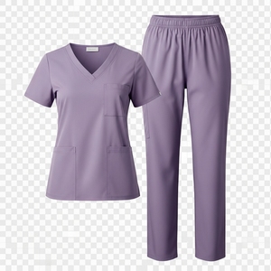 Qualité supérieure Logo personnalisé Respirant Médecin Scrubs Uniformes Ensembles Hôpital Femmes Médical Scrubs Clinique Dentaire Soins Infirmiers 2 Pièce - Product Image 3