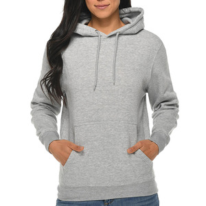 Sudaderas con Capucha de Color Sólido para Mujer, Otoño Invierno, Estilo Urbano, Manga Larga, Casuales, 100% Algodón - Product Image 1