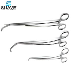Pinces chirurgicales incurvées en acier inoxydable de haute qualité 2026 pour chirurgie hospitalière SUAVE SURGICAL INSTRUMENTS - Product Image 4