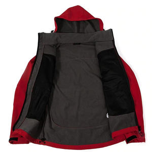 Custom Logo Stand Collar <b>Soft</b> <b>Shell</b> Winter <b>Jacket</b> for <b>Men</b> Front Zipper Closure High Quality Loose Fit OEM Service Available - Product Image 5