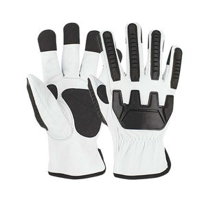 Gants de travail de sécurité robustes en cuir TPR, résistants aux coupures, antidérapants, pour le secteur pétrolier, avec logo personnalisé, pour mécaniciens - Product Image 3