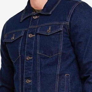 Veste en jean épais à poches en polaire personnalisée Vestes pour hommes - Product Image 3