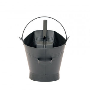 Handicrafts Black Coated Finished Metal Iron Coal Bucket High Quality Handmade Fireplace Set & Accessories Coal Bucket - Product Image 1