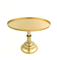 Soporte de pastel de Metal dorado clásico para el hogar soporte de pastel forma redonda color dorado soportes de pastel de Metal modernos cumpleaños regalo de boda y artesanía - Product Image 2
