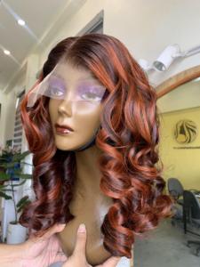 Cheveux humains Remy colorés et bouclés, provenant de plusieurs donneurs, transparents pour les perruques à closure frontale, cheveux vietnamiens bouclés - Product Image 4