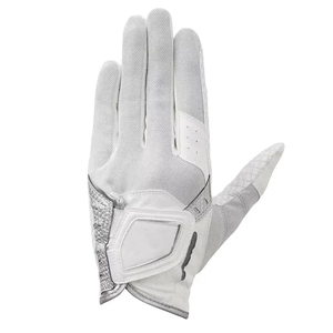 Professional Printed Logo Cabretta <b>Leather</b> Non-Slip Golf <b>Gloves</b> Hook & Loop Closure High Quality Bulk Quantity with Low Prices - Product Image 5