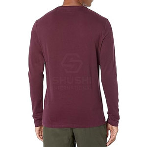 T-shirts à manches longues amples et décontractés personnalisés, légers, de haute qualité, en coton et élasthanne, respirants, écologiques, à séchage rapide - Product Image 2