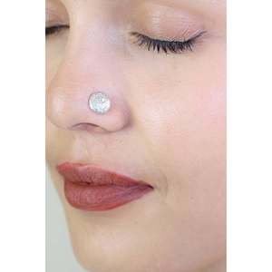 925 <b>Silver</b> Nosepin Nazakat Maa Durga <b>Silver</b> <b>Wire</b> Ring Jewelry Type Rings - Product Image 1