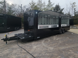 Remorque de vente et de promotion personnalisée de 8,5' x 26' avec façade noire, à prix avantageux - Product Image 1