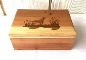 Urna Funeraria Grande de Madera de Haya para Cenizas de Perros, Aves, Laboratorio, Caza, para Hombres Adultos, Urnas de Cremación a Vapor - Product Image 2