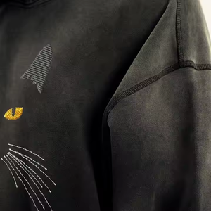 Sweat à capuche unisexe BSCI pour l'hiver, logo personnalisé de haute qualité, molleton 100% coton/éponge française, respirant, séchage rapide - Product Image 2