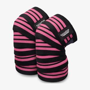 ผ้าพันเข่าสำหรับออกกำลังกายแบบสควอท ฝึกเล่นเวท ยกน้ำหนัก รองรับการออกกำลังกายแบบเพาเวอร์ลิฟติ้ง ผ้าพันเข่าสำหรับเพาะกาย ฟิตเนส แบบหนาพิเศษ - Product Image 4