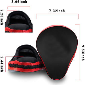 Guantes de Boxeo y Artes Marciales de Alta Calidad, Diseño Curvo Rojo y Negro, Modelo 2024, Gran Venta - Product Image 2