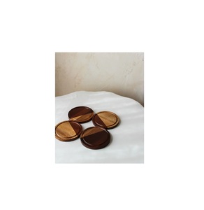 Posavasos de Madera Ecológicos, Artículos de Madera para Bebidas, Complemento Elegante para el Espacio de Vida - Product Image 1