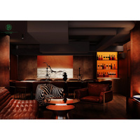 Ensemble de meubles commerciaux de luxe pour bar, pub et salon contemporains, décoration intérieure de restaurant et club