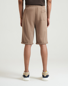 Wholesale Custom Logo Premium Quality Men Casual Knee-Length Shorts with <b>Rolled</b> Hem & Side Pockets Comfort Fit - Product Image 2