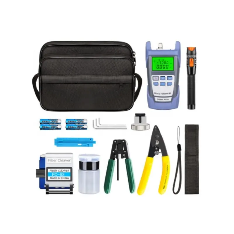 Kit de ferramentas de fibra óptica para medidor de potência óptica FTTH de alta qualidade