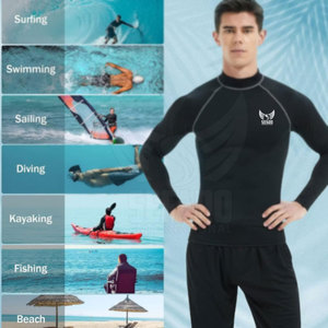 Fabricante de Pakistán, Camiseta de Protección Solar Personalizada de Color Negro para Hombre, Camiseta de Protección Solar para Hombre en Stock - Product Image 6