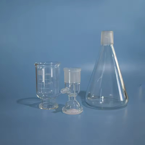 OEM 6 şube cam vakum filtrasyon sistemi 300ml huni SS316L tutucu borosilikat kafa otoklavlanabilir 121 ° c laboratuvar kullanımı - Product Image 5