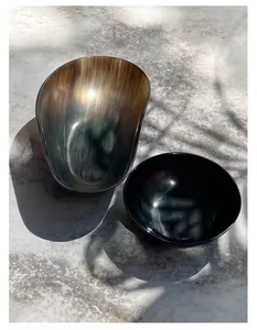 Bols de service élégants en corne de buffle, ustensiles de cuisine de luxe très vendus dans toutes les tailles et formes ovales pour les fêtes - Product Image 3