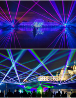 Projecteur laser RGB professionnel 30W, étanche IP65 pour spectacles sur grande scène et éclairage de monuments