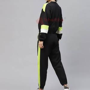 Elegante chándal de mujer de talla grande de manga larga para mujer, cómodo y transpirable para ropa informal, actividades deportivas - Product Image 3