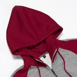 KWICLO High Quality Custom Logo Men's Hooded Bomber <b>Jacket</b> Reversible Eco-Friendly <b>Thin</b> Streetwear 100% Cotton <b>Waterproof</b> - Product Image 3