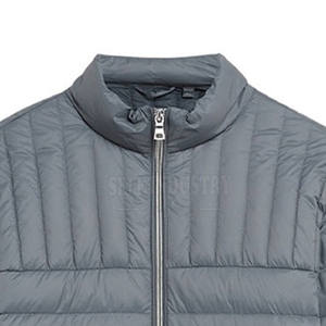 Chaqueta acolchada para hombre hecha a medida más vendida, estilo callejero con cuello levantado y logotipo frontal, último diseño a precio barato - Product Image 6