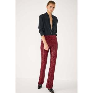 Pantalones Casuales de Tela Elástica Brillante, Transpirables, con Cintura Elástica Tejida, Corte de Pierna Ancha, Color Lavado, Temporada Otoño, Tallas XS-XL - Product Image 1