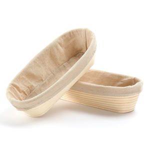 Pâte à levain pour la cuisson, outils de pâtisserie, pain naturel, panier de banneton en rotin avec doublure en tissu - Product Image 1