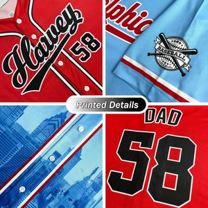 Men's Breathable Sublimated Sports Team <b>Baseball</b> <b>Jerseys</b> Button Down Digital Design Printed Uniforms Sports Uniforms Shirts - Product Image 3