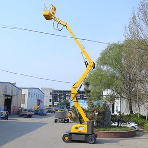 Diesel 30M Spider Telescopic Lifter Double Scissor Articulated <strong>Platform</strong> Boom Lift Mobile Elevator Dock Printing Shops 1000kg