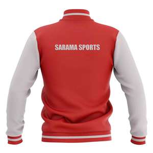 Chaqueta Universitaria de Alta Calidad con Cuerpo de Lana y Mangas de Cuero, Fabricante de Chaquetas Universitarias con Logotipo Personalizado, Estilo Universitario Pesado - Product Image 3