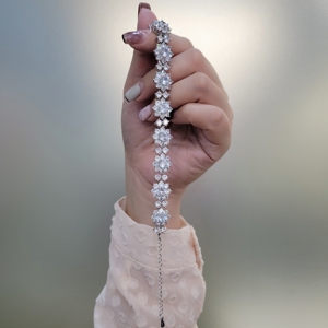 Joyería de cobre para mujer, pulsera de piedra CZ, fiesta de moda, odm, oem, obm, novedad de 2023, listo para enviar - Product Image 2