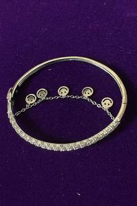 Smiley <b>Bracelet</b> Round Diamond <b>Bracelet</b> Eternity <b>Bracelets</b> for Girl Women's <b>Bracelet</b> 925 Sterling Silver <b>Beaded</b> Friendship Band - Product Image 2