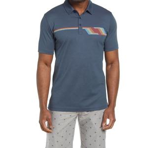 2025 nuevos polos deportivos de moda para hombres logotipo personalizado impreso 100% algodón manga corta bordado cuello sólido de talla grande polar - Product Image 1