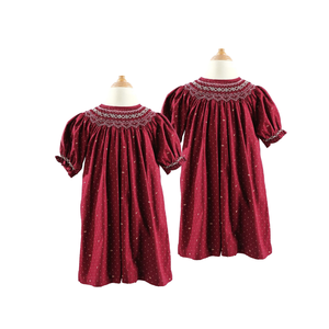 Vestidos de manga corta de alta calidad para niñas, informales e inspirados en fiestas para niños para Navidad ODM/OEM, grupo de edad para niños - Product Image 1