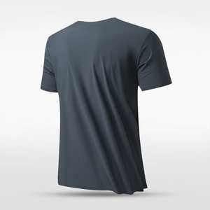 Camiseta de Compresión de Mezclilla para Hombre con Costuras Duraderas y Acabado Preparado para Venta al Por Mayor - Fabricante Mayorista - Product Image 2