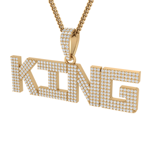 Fábrica personalizada Rikhava oro real diamante colgante corona patrón perla Collar para mujer boda moda colgantes encantos - Product Image 1