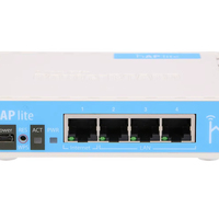 Router WiFi MikroTik hAP lite, RB941-2nD, 2.4GHz, 4x RJ45 100Mb/s