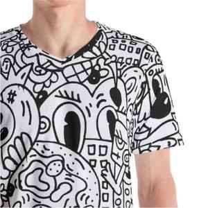 Camisetas de Hombre de Primera Calidad, Ecológicas, de Secado Rápido, Transpirables, de Corte Regular, con Transferencias Térmicas Personalizadas DTG para Camisetas de Hip Hop - Product Image 4