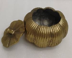 Azucarero con diseño de calabaza con tapa para el hogar, Hotel y restaurantes, ollas para servir, utensilios de cocina de Color dorado y ollas para servir de mesa - Product Image 5