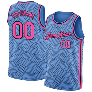 Vente en gros Maillot de basket-ball respirant en maille sans manches personnalisé rétro unisexe grande taille vêtements d'entraînement - Product Image 1