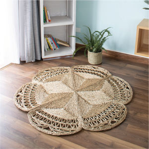 Tapis de chambre à coucher en jonc de mer et sisal tissé à la main, décorations de tapis tressés pour la maison et l'hôtel en provenance du Vietnam - Product Image 2