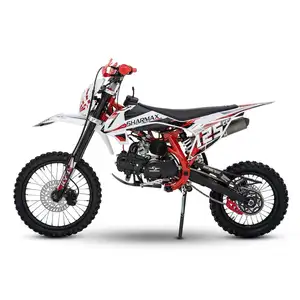  125cc Dirt Bike Pit Bike Adult Dirt Pitbike Gas Dirt Bikes with  Headlight 125cc Gas Dirt Pit Bike (Red) : Automotive