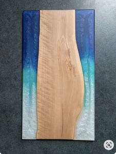 Nouveau concepteur de résine avec bois cuisine la plus chaude planche à découper moderne bois et résine dernière planche à fromage multifonctionnelle - Product Image 6