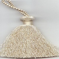 Gland en gros 4cm Polyester chinois gland noeud coton haute qualité noeud gland plume ventilateur gland