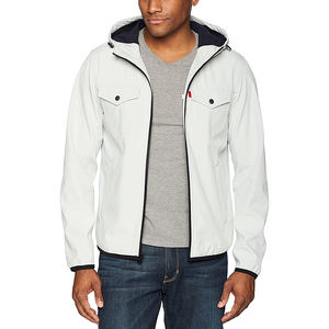 Diseño de bolsillo especial Su propio logotipo Diseño Pullover Hood Custom Waterproof Blank Sport Windbreaker Softshell Jacket - Product Image 1